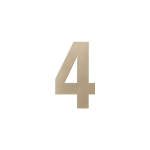 GPF Champagne blend house number 4 L, 200 mm