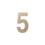 GPF Champagne blend house number 5 L, 200 mm