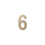 GPF Champagne blend house number 6, 150 mm