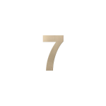 GPF Champagne blend house number 7, 150 mm