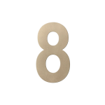 GPF Champagne blend house number 8 XL, 250 mm