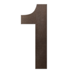 GPF Dark blend house number 1 XXL, 400 mm