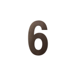 GPF Dark blend house number 6 L, 200 mm