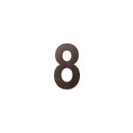 GPF Dark blend house number 8, 150 mm