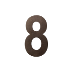 GPF Dark blend house number 8 XL, 250 mm