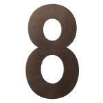 GPF Dark blend house number 8 XXL, 400 mm