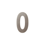 GPF Mocca blend house number 0 L, 200 mm