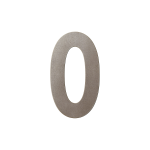 GPF Mocca blend house number 0 XL, 250 mm
