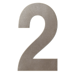 GPF Mocca blend house number 2 XXL, 400 mm