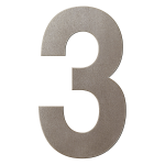 GPF Mocca blend house number 3 XXL, 400 mm