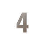 GPF Mocca blend house number 4 L, 200 mm