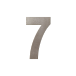 GPF Mocca blend house number 7 XL, 250 mm