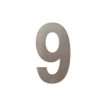 GPF Mocca blend house number 9 XL, 250 mm