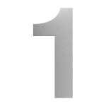 GPF stainless steel satin house number 1 XXL, 400 mm
