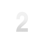GPF white house number 2 L, 200 mm