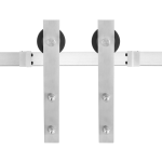 GPF0500.09 sliding door system Lanka stainless steel 200 cm