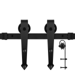 GPF0504.61 sliding door system Nuoli black