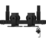 GPF0558.61 Double sliding door system Mutka black