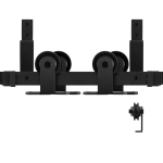 GPF0560.61 Double sliding door system Osa black 