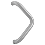 GPF07 pull handle curved satin stainless steel
