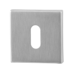 GPF0901.02 keyhole escutcheon 50x50x8mm satin stainless steel