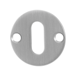 GPF0901.07 keyhole escutcheon 38x2mm satin stainless steel
