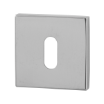GPF0901.42 keyhole escutcheon 50x50x8mm polished stainless steel