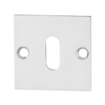 GPF0901.48 keyhole escutcheon 50x50x2mm polished stainless steel