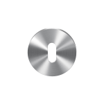 GPF0901VR keyhole escutcheon 53x6mm satin stainless steel