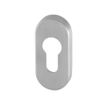 GPF0902.04 cylinder rose 70x32x10mm satin stainless steel