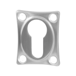 GPF0902.09 cylinder rose 48x38x5mm satin stainless steel