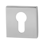 GPF0902.42 cylinder rose 50x50x8mm polished stainless steel