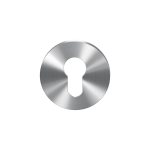 GPF0902VR cylinder rose 53x6mm satin stainless steel