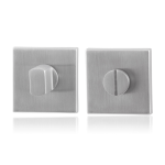 GPF0903.02 Turn and Release set 50x50x8mm satin stainless steel