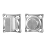 GPF0911.09 Turn and Release set 38x38x5mm satin stainless steel