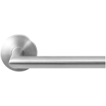 GPF1016.09-00 Toi door handle on rose 50x8mm
