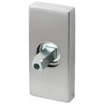 GPF1100.01.400 Rose 70x32x10mm satin stainless steel with welded knob fastener 