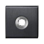 GPF1100.02P1 Rose 50x50x8mm PVD anthracite