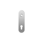 GPF1100.10L short backplate rounded 72PZ left handed satin stainless steel