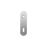 GPF1100.10R short backplate rounded lock 72 right handed satin stainless steel