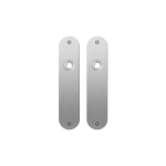 GPF1100.12 flat backplate rounded blind satin stainless steel