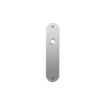 GPF1100.12L/R flat backplate rounded blind links-/ right handed satin stainless steel