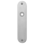 GPF1100.12L/R flat backplate rounded links-/ right handed satin stainless steel