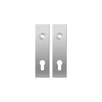 GPF1100.15 short backplate rectangular 72PZ satin stainless steel