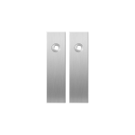 GPF1100.15 short backplate rectangular satin stainless steel