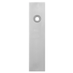 GPF1100.15L short backplate rectangular left handed satin stainless steel