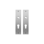 GPF1100.16 flat backplate rectangular 55PZ satin stainless steel