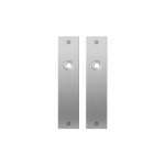 GPF1100.16 flat backplate rectangular satin stainless steel