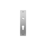 GPF1100.16L/R flat backplate rectangular 55PZ links-/ right handed satin stainless steel