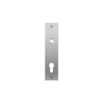 GPF1100.16L/R flat backplate rectangular 72PZ links-/ right handed satin stainless steel